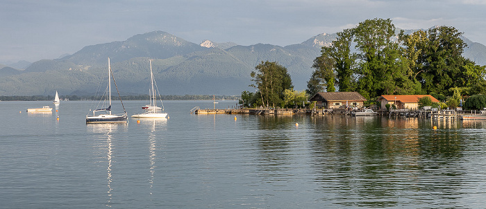 Fraueninsel, Chiemgauer Alpen Chiemsee