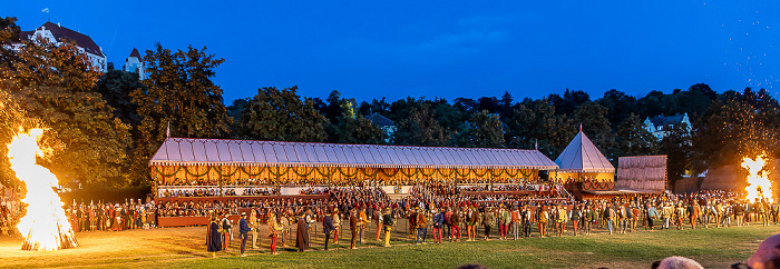 Ringelstecherwiese: Landshuter Hochzeit (Festliche Spiele im nächtlichen Lager) Landshut