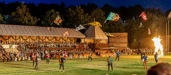 Ringelstecherwiese: Landshuter Hochzeit (Festliche Spiele im nächtlichen Lager) Landshut