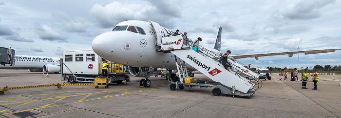 Birmingham Airport 2023-08-25 Flug DLH2508 München Franz Josef Strauß (MUC/EDDM) - Birmingham (BHX/EGBB)