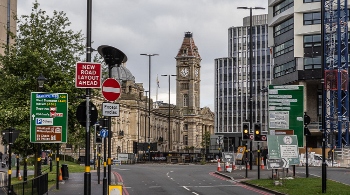 Birmingham Paradise Circus Queensway Birmingham Museum and Art Gallery Council House Council House Extension Octagon Tower One Chamberlain Square