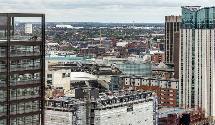 Blick von der Library of Birmingham Birmingham