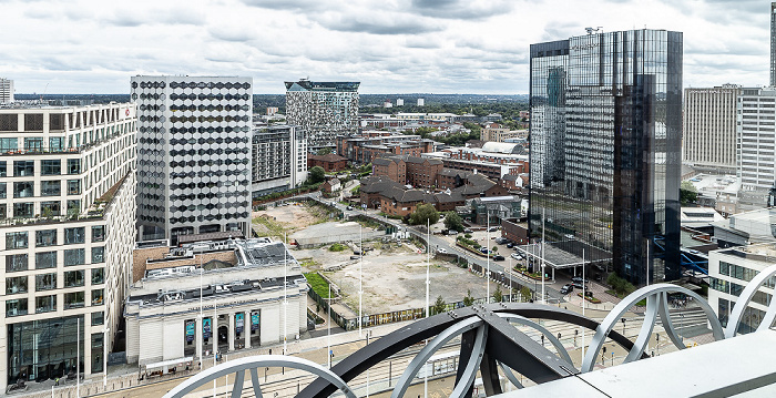 Blick von der Library of Birmingham Birmingham
