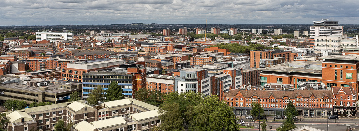 Blick von der Library of Birmingham: Jewellery Quarter Birmingham