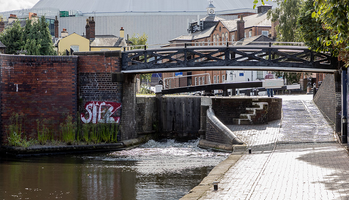 Birmingham and Fazeley Canal: Schleuse Birmingham