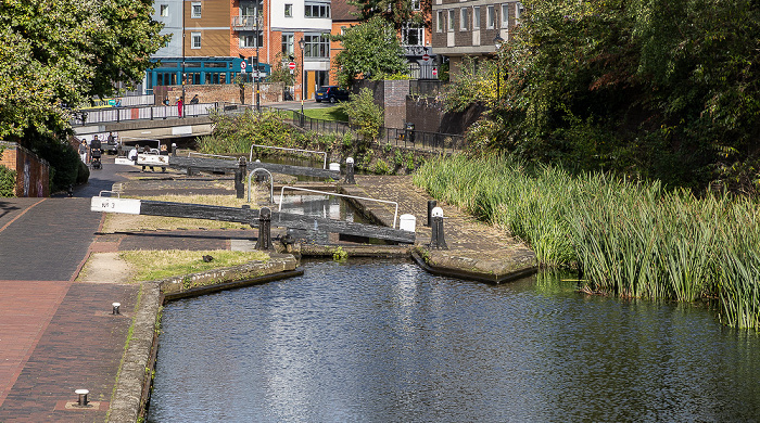 Birmingham and Fazeley Canal: Schleuse Birmingham