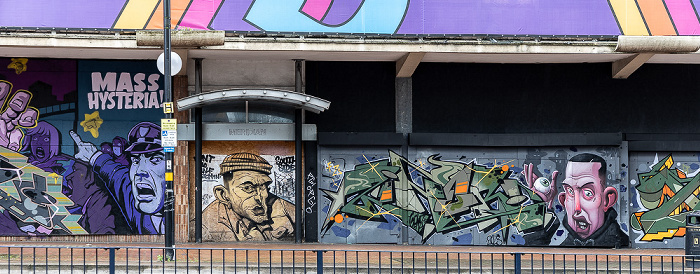 Birmingham Smallbrook Queensway: Meridian House - Street Art