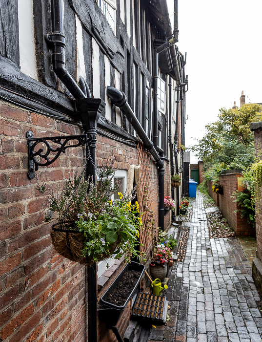 Zugang zum Erasmus Darwin House und Herb Garden Lichfield