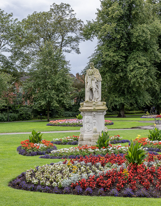 Beacon Park: Statue of King Edward VII Lichfield