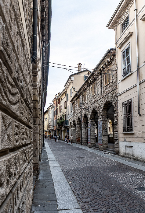 Mantua Via Pescheria mit Pescherie di Giulio Romano