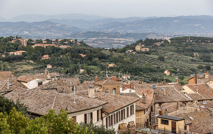 Blick vom Giardini Carducci Perugia
