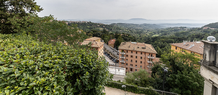 Blick vom Giardino del Pincetto Perugia