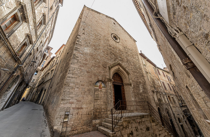 Via dei Priori / Via Sant'Agata: Chiesa di Sant’Agata Perugia