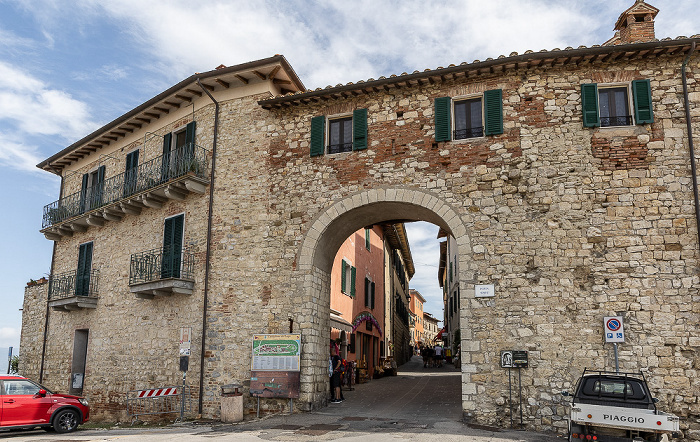 Porta Senese, Via Vittorio Emanuele Castiglione del Lago