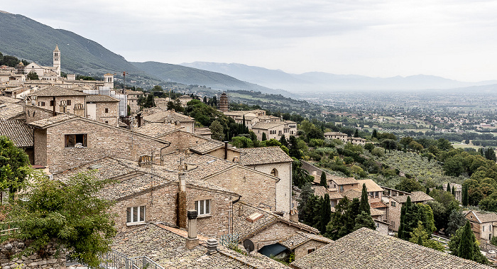 Blick von der Via Metastasio Assisi