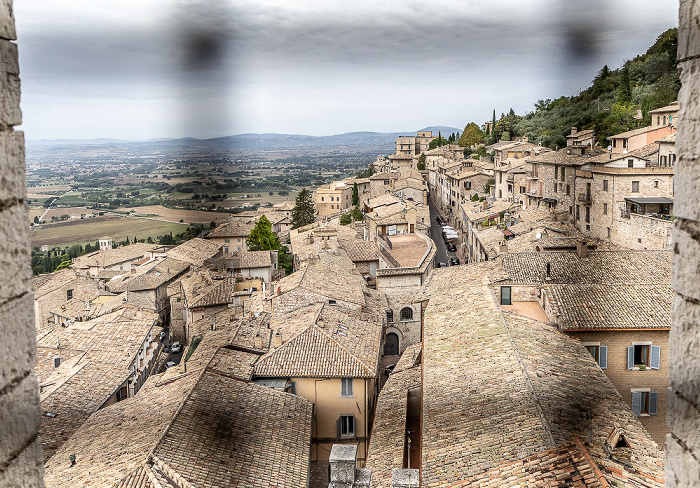 Blick vom Torre del Popolo Assisi