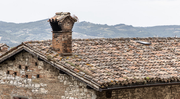 Gubbio Blick von der Piazza Grande