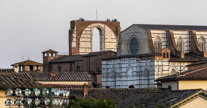 Blick von der Fortezza Medicea: Duomo di Siena (Cattedrale Metropolitana di Santa Maria Assunta)