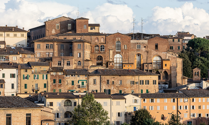 Siena Blick von der Via Bruno Bonci