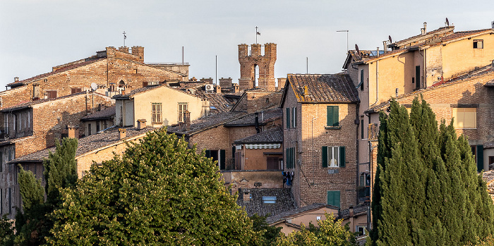 Blick von der Via Bruno Bonci Siena