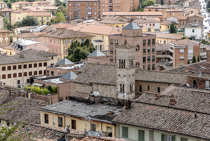 Colle di Val d’Elsa Blick von Il Baluardo: Chiesa di Sant'Agostino