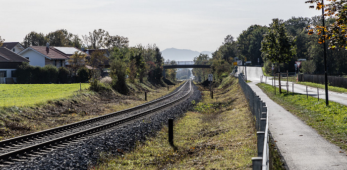 Bahnstrecke Augsburg - Schongau, Am Laubberg Raisting