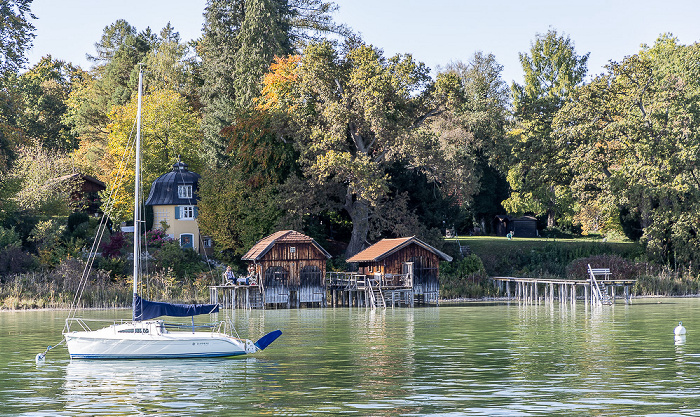 Ammersee, Parkanlage Künstlerhaus Gasteiger Utting am Ammersee