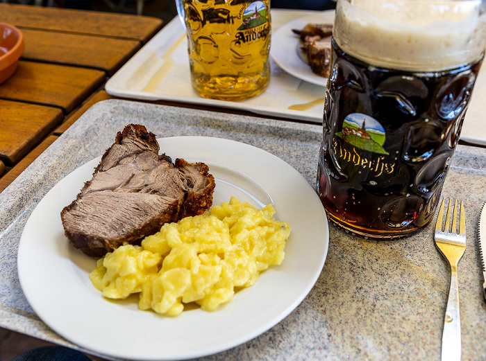 Kloster Andechs: Bräustüberl Biergarten Andechs