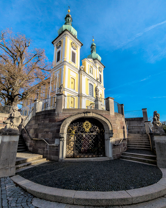 Donaueschingen An der Stadtkirche: Ölberggrotte, Stadtkirche St. Johann