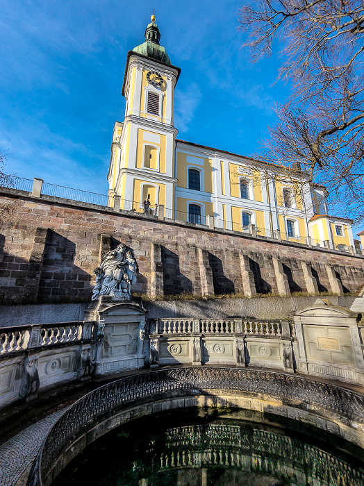 Donaueschingen Donauquelle, Mutter Baar, Stadtkirche St. Johann