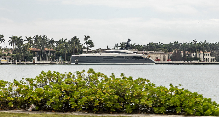 Blick vom Julia Tuttle Causeway: Biscayne Bay Miami Beach