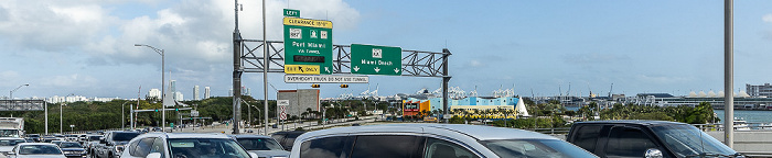 MacArthur Causeway (Florida State Road A1A), Jungle Island Miami
