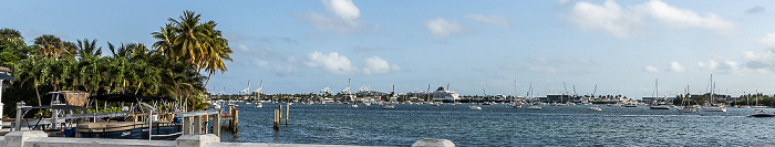 Blick vom Venetian Way: Biscayne Island Miami