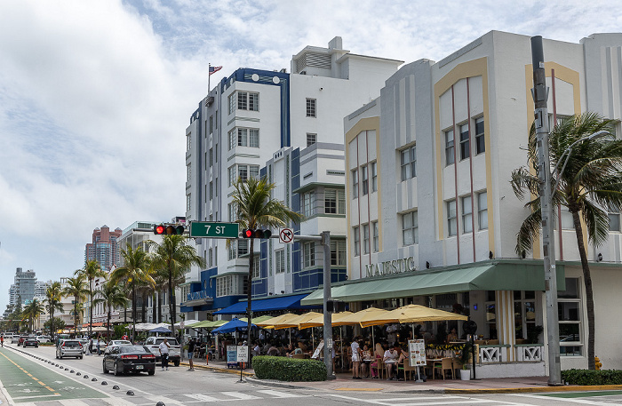 Ocean Drive (v.r.): Majestic Hotel, The Gabriel Miami South Beach, Park Central Hotel Miami Beach