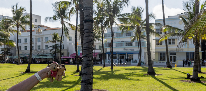 Miami Beach Lummus Park:  Teddine und Ted Ocean Drive