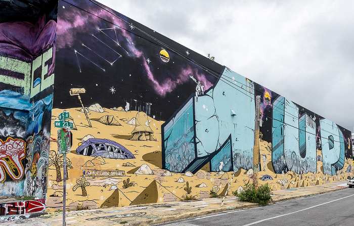 Wynwood Art District: Northwest 23rd Street - Street Art Miami