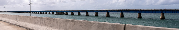 Overseas Highway (U.S. Highway 1) mit der Seven Mile Bridge Florida Keys