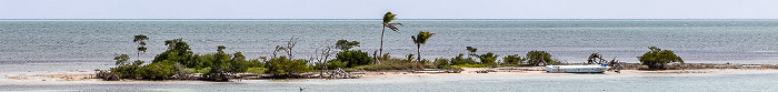 Blick von der Seven Mile Bridge (Overseas Highway, U.S. Highway 1): Money Key Florida Keys