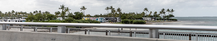 Blick von der Missouri-Ohio Bridge (Overseas Highway, U.S. Highway 1): Ohio Key Florida Keys