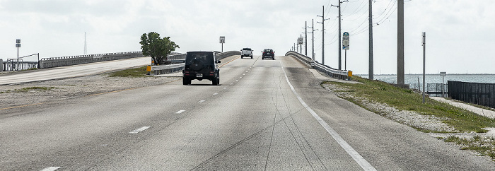 Overseas Highway (U.S. Highway 1) mit der Bahia Honda Bridge Florida Keys