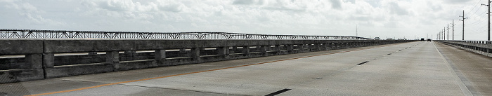 Overseas Highway (U.S. Highway 1) mit der Bahia Honda Bridge, Bahia Honda Rail Bridge Florida Keys