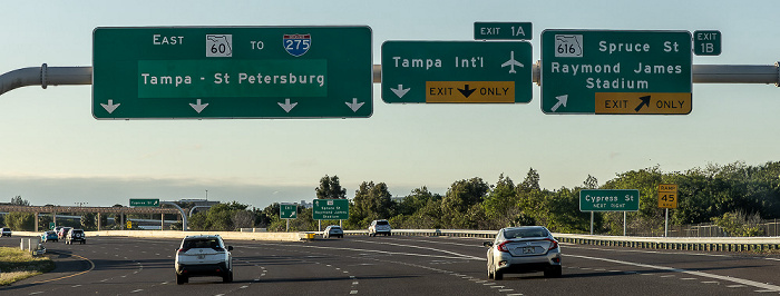 Memorial Highway (Florida State Road 589, Florida State Road 60) Hillsborough County (Florida)