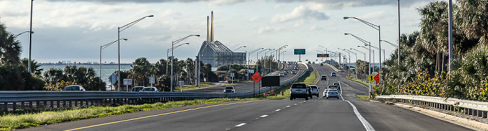 Blick von der Interstate I-275: Tampa Bay Pinellas County (Florida)