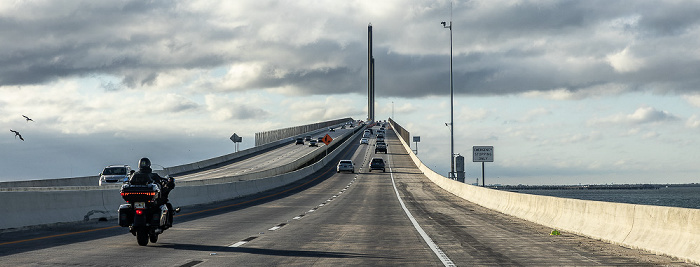 Interstate I-275 mit der Sunshine Skyway Bridge Hillsborough County (Florida)
