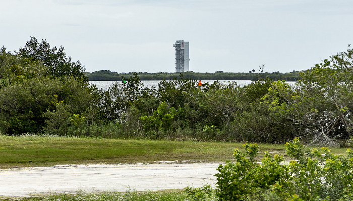 Cape Canaveral Space Force Station mit der Vehicle Integration Facility Kennedy Space Center