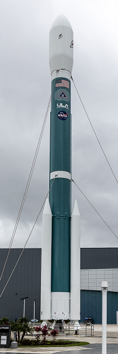 Kennedy Space Center Visitor Complex: Rocket Garden mit der Delta II Rocket Kennedy Space Center