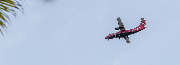 Flugzeug von Silver Airways im Landeanflug Key West