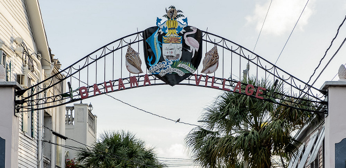 Petronia Street: Eingang zum Bahama Village Key West