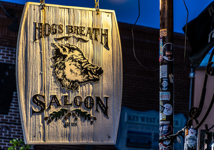 Front Street: Hog's Breath Saloon Key West