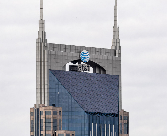 Blick aus dem La Quinta Inn & Suites Nashville Downtown/Stadium: AT&T Building Nashville